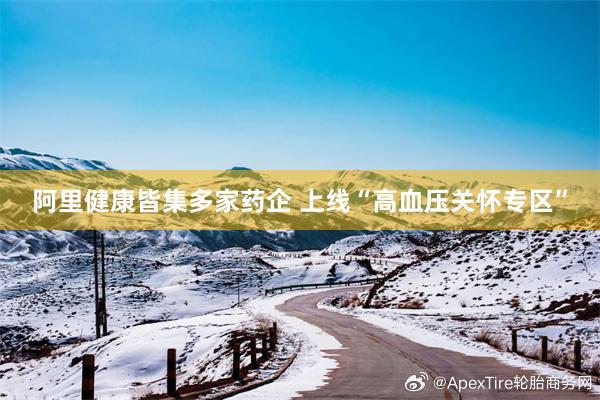 阿里健康皆集多家药企 上线“高血压关怀专区”