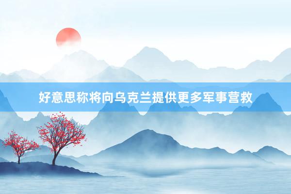 好意思称将向乌克兰提供更多军事营救