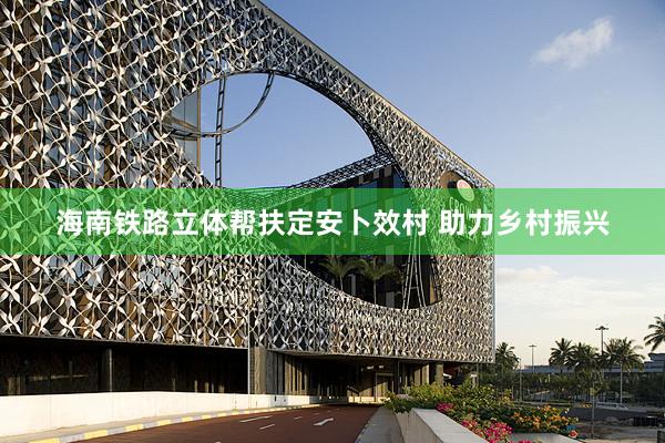海南铁路立体帮扶定安卜效村 助力乡村振兴